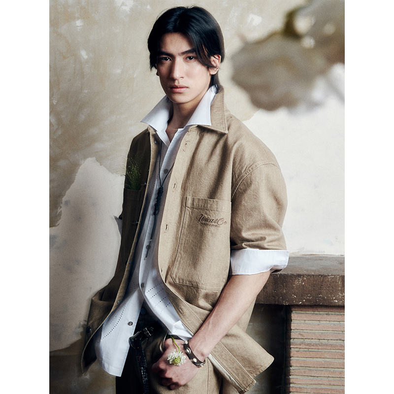 UNICAHOMME意大利棉牛仔套装