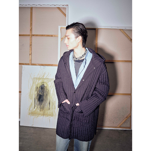 UNICA 坑条肌理95白鹅绒轻薄无压羽绒服外套 HOMME