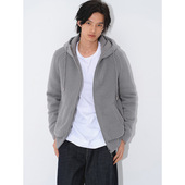 UNICA HOMME 两面可穿连帽针织夹克羽绒服复古设计感