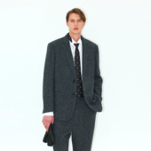 长裤 UNICAHOMME羊毛粗花呢西装 外套