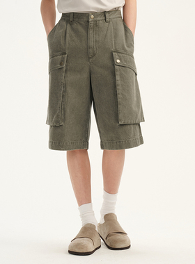 UNICA HOMME/率性大口袋_土耳其口碑BOSSA工装短裤夏季松驰感潮