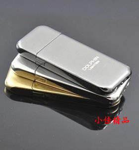 正品DOLPHIN/海豚薄款砂轮打火机 明火 可充气 珍珠A款  定制刻字