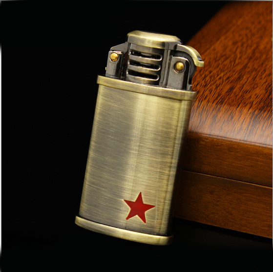 简约正品zorro佐罗煤油打火机中国心防风正版薄款包邮古铜