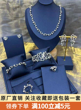 珍珠花朵垂坠耳钉s925银