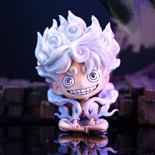 手办形态太阳神模型小五档G5Q版飞摆件索隆尼卡路车载海贼王系列
