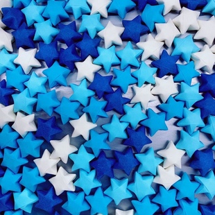 手工星星成品 夜光星星成品折叠夜光星星折纸 幸运星折纸星星成品