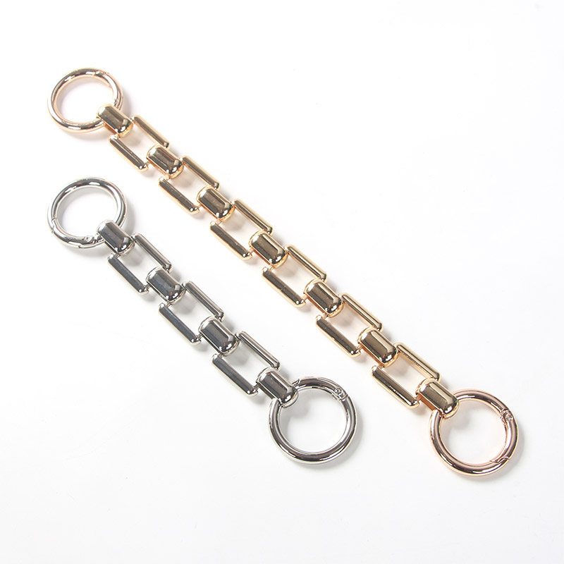 包包装饰带链条带合金链弹簧扣延长带浅金色银色手挽带手拎带2056,服饰配件/皮带/帽子/围巾,包带,淘宝优惠券,粉丝福利购,淘宝优惠卷