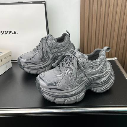 7CM松糕底机能风老爹鞋女2026新款厚底增高运动休闲鞋百搭单鞋潮