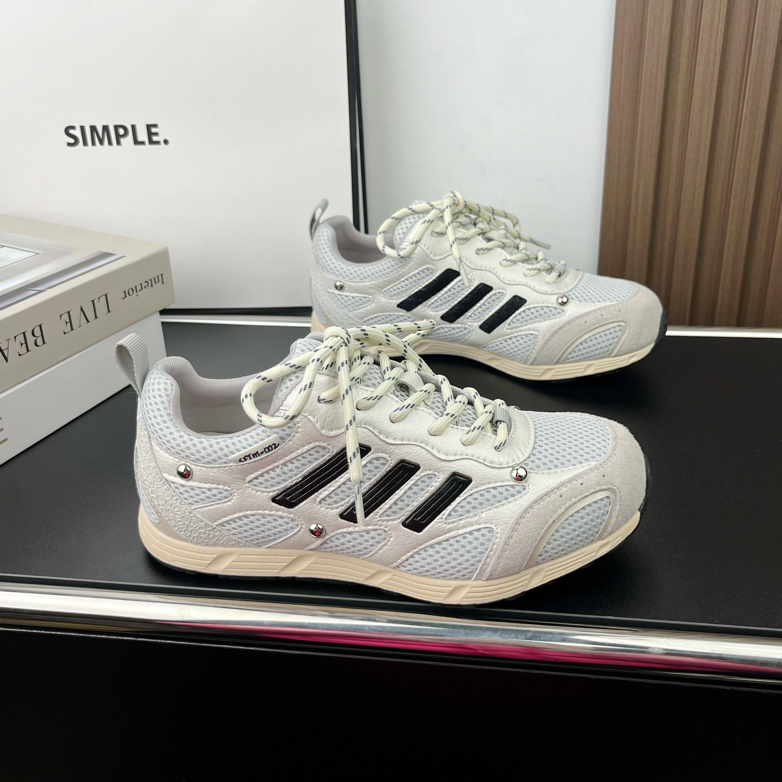 2026春季新款撞色复古阿甘鞋女透气网面德训鞋银色运动百搭休闲鞋,女鞋,德训鞋,淘宝优惠券,粉丝福利购,淘宝优惠卷