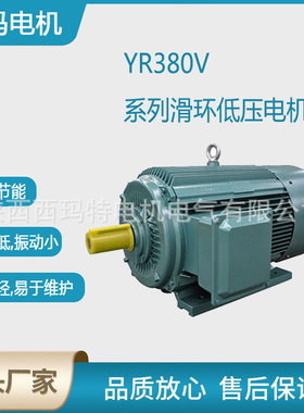 西安泰富西玛电机YR315M-6极90KW低压绕线型交流三相异步电动机厂