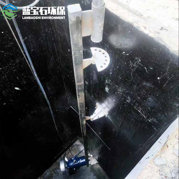 潜水污泥搅拌机拆解图QJB1.5/6-260/3-960铸铁液下推进搅拌器成套