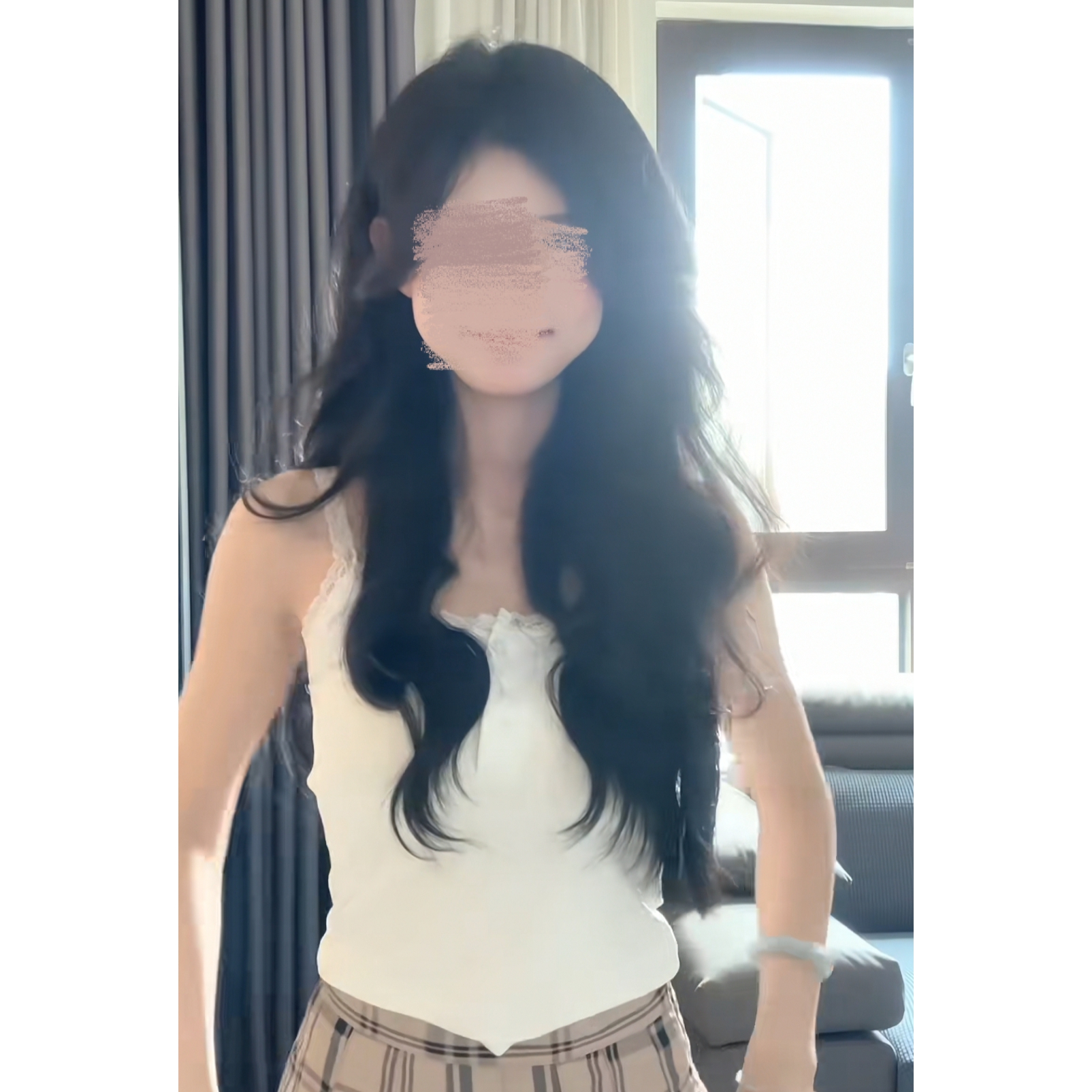 网红飞天野猪同款纯欲风白色蕾丝吊带背心显瘦内搭短款无袖上衣