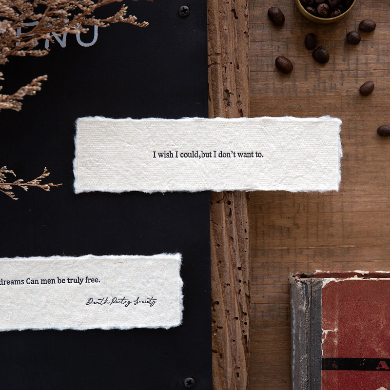 毛边书签卡片首饰文具拍摄道具