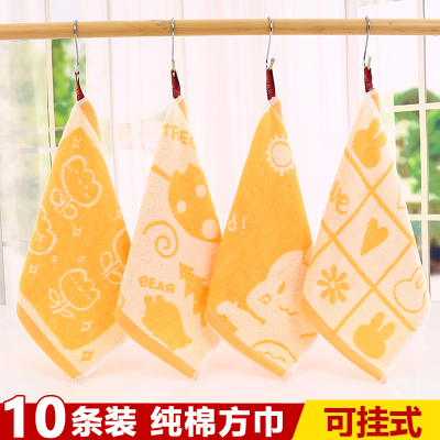 口水巾小方巾新生婴儿洗脸巾宝宝洗澡巾专用纯棉儿童毛巾面巾毛巾