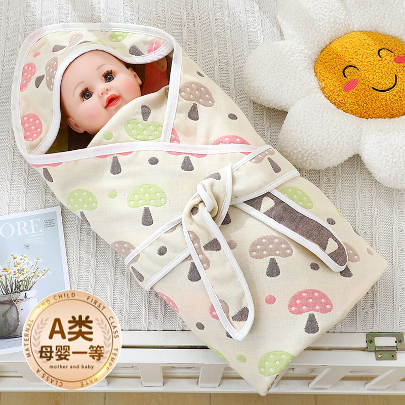 新生婴儿抱被初生宝宝春秋纯棉纱布包单巾夏季薄款包裹被产房襁褓,婴童用品,婴童抱被/抱毯,淘宝优惠券,粉丝福利购,淘宝优惠卷