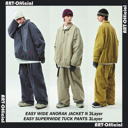 W25国内现货SPECIALGUEST EASY WIDE ANORAK 3L滑雪服雪裤男女款
