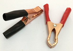 大电流强力50A镀铜接线夹充电线鳄鱼夹测试线 搭电 蓄电池电夹子