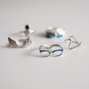 「元宇宙」设计款欧美风戒指配卫衣大衣毛衣裙子卫衣T恤显白美艳