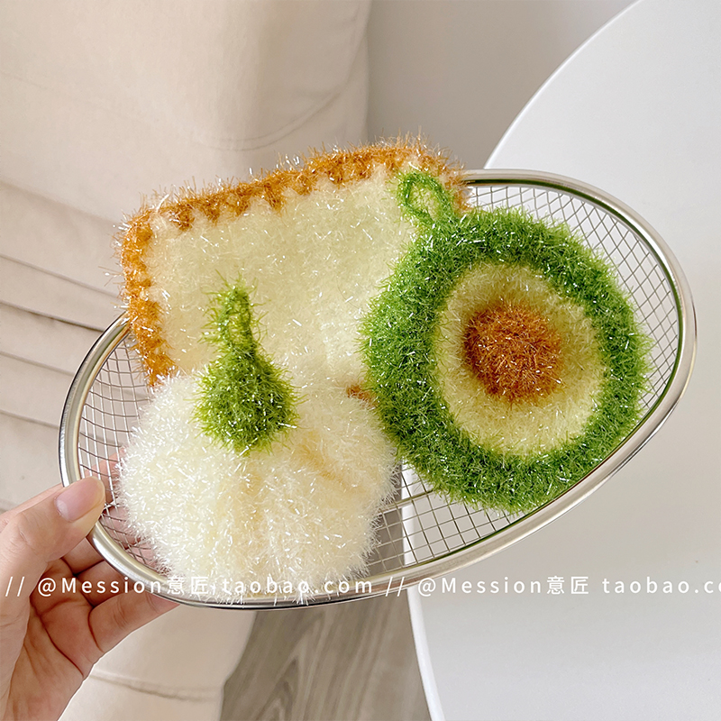 洗碗巾好清洁悬挂式可爱手工