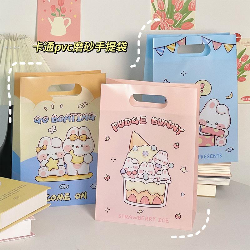 伴手礼袋卡通手提礼品袋pp