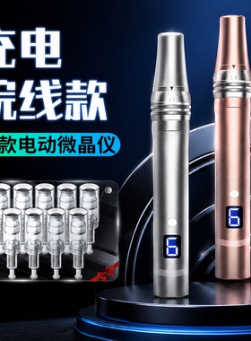 纳米电动微针导入仪器 针头家用脸部美容院mts生发中胚纳米微晶笔