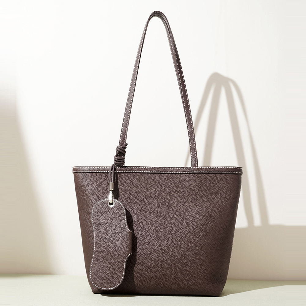 头层牛皮腋下包女单肩包