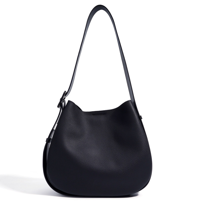 头层牛皮托特水桶包2025新款欧美时尚通勤单肩斜跨包真皮女士包包,箱包皮具/热销女包/男包,水桶包,淘宝优惠券,粉丝福利购,淘宝优惠卷