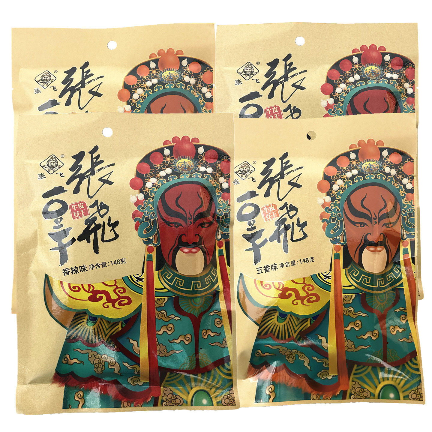 张飞豆干148g四川阆中五香味卤豆腐干香干素肉休闲麻辣零食小吃