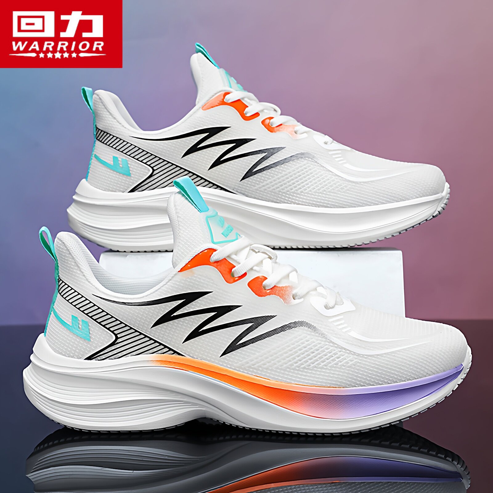 回力男鞋2026新款夏季透气大童休闲超轻减震小白跑步运动鞋子男款