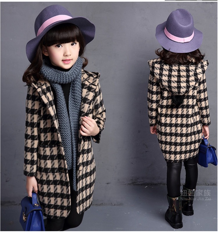 Manteau pour fille en laine - Ref 2162096 Image 4