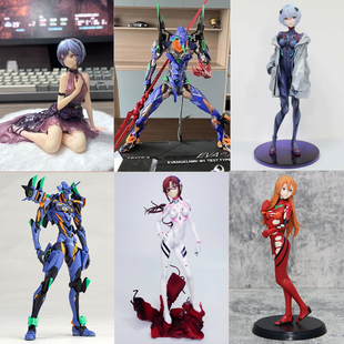 EVA手办动漫周边绫波丽明日香真希波初号机模型摆件公仔玩具可动