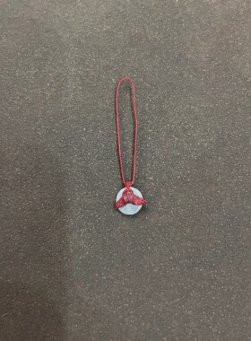限量版极细迷你微缩编织鱼尾平安扣挂件