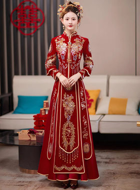 秀禾服婚服女款2026新娘结婚中式嫁衣出阁敬酒服秋冬装秀和龙凤褂