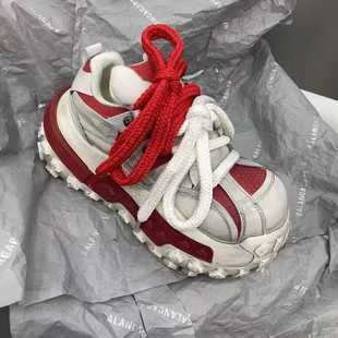 厚底老爹鞋 系带单鞋 女春季 网面运动鞋 小个子增高休闲鞋 2026新款