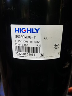 Y日立3匹变频压缩机R22冷媒 THS20MC6