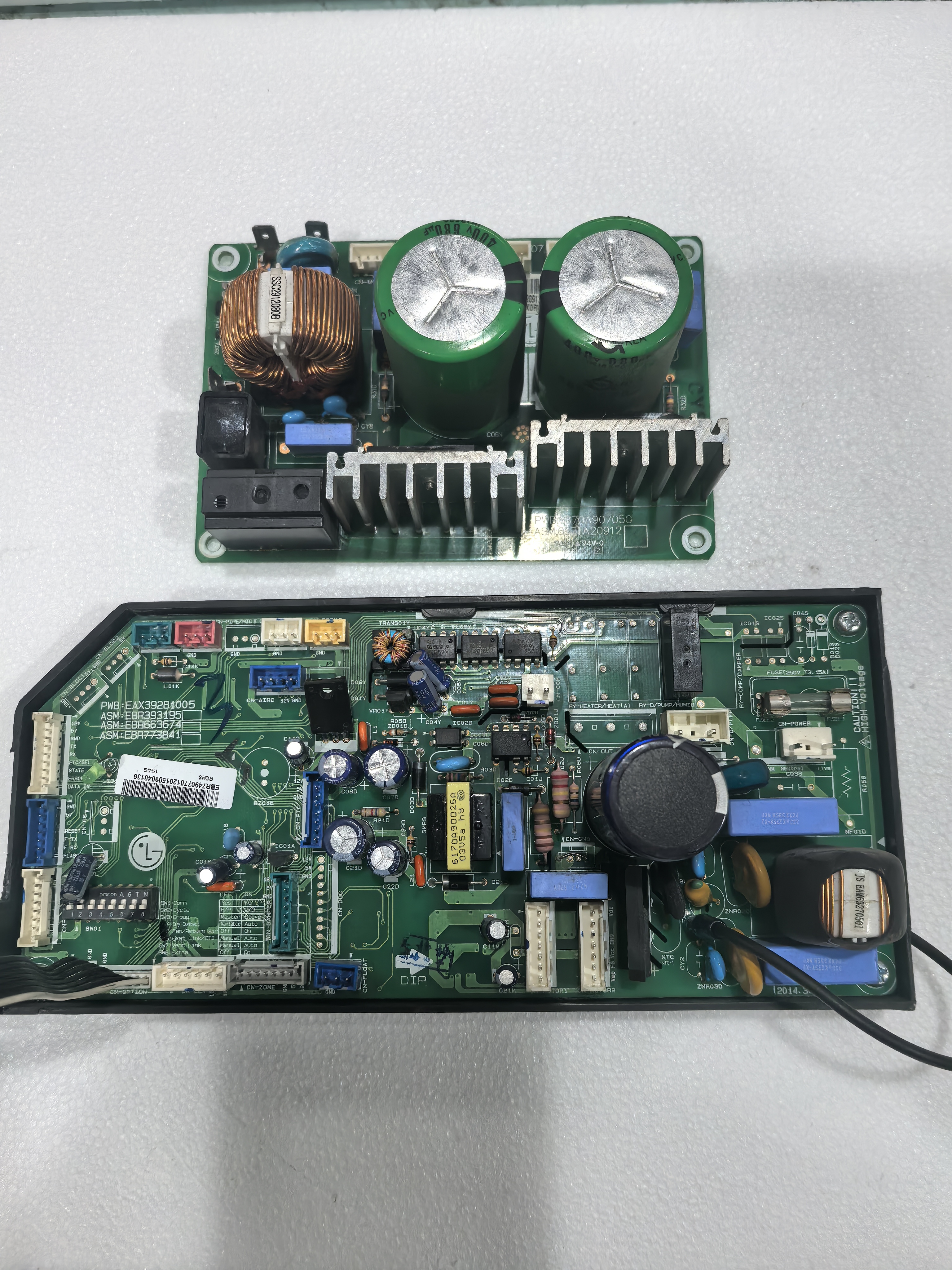LG中央空调室内机主板EAX39281005风管机.电源板6870A90705G拆机