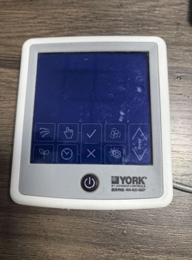 约克中央空调线控器WCT-004-HL.879190手操线液晶控制面板.拆机件