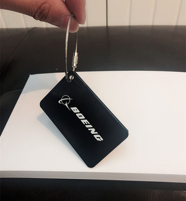 boeing波音公司飞机过夜袋行李牌