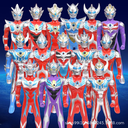 新款奥超战士套装塑料超人捷德赛