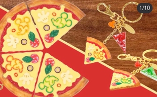 东京迪士尼米奇头米老鼠多款披萨披萨铲迪士尼钢印牌原版挂件