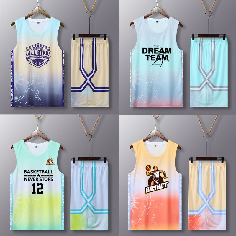 篮球服套装男大学生篮球运动训练背心比赛队服定制儿童球衣印字夏