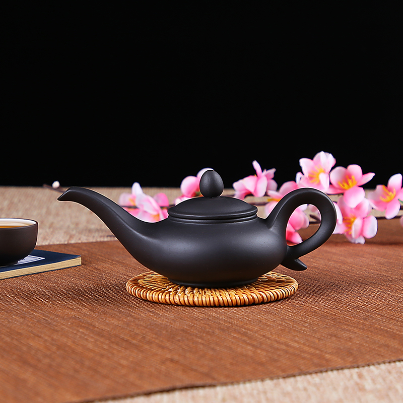 宜兴朱泥小容量纯手工茶具紫砂壶