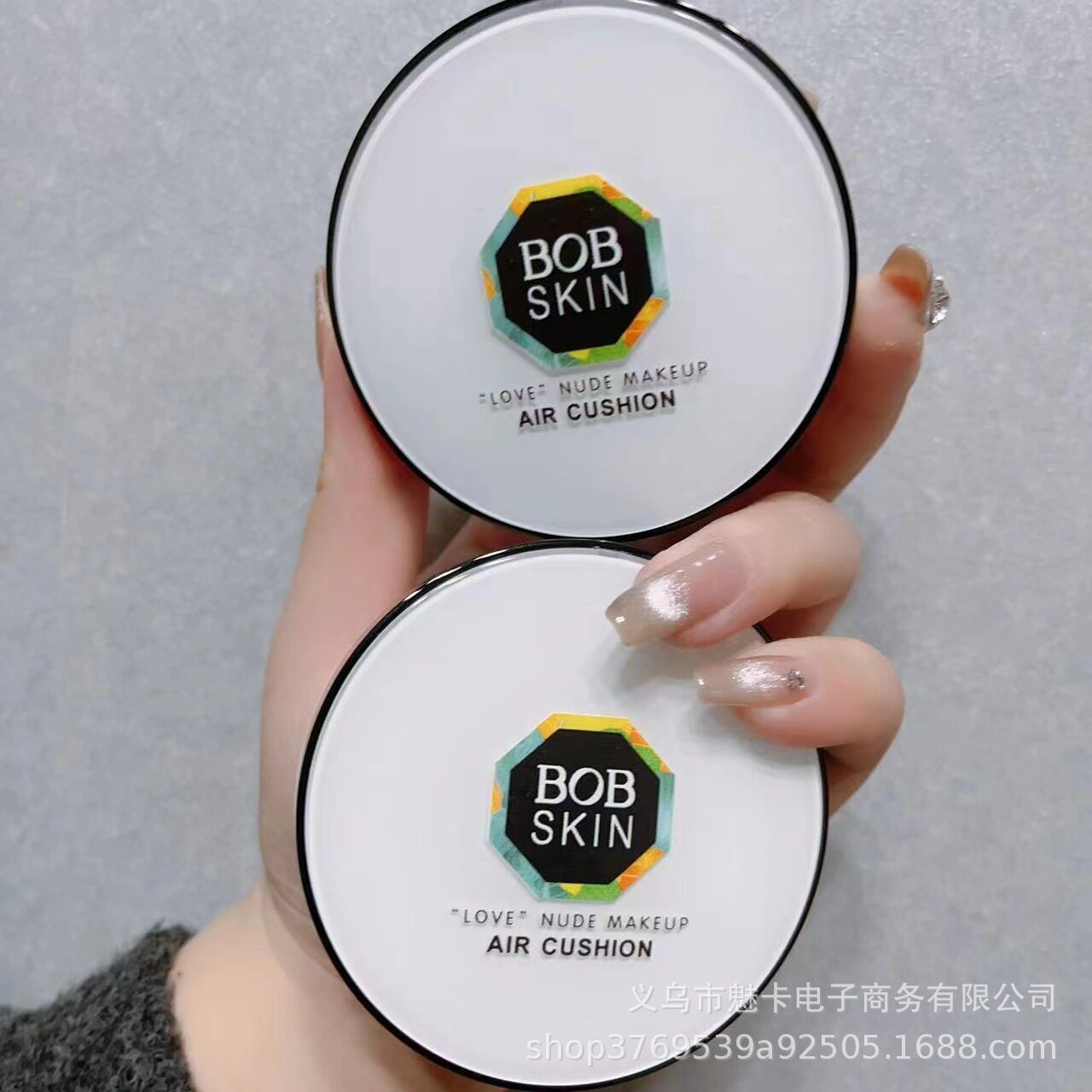 BOB气垫霜BB霜遮瑕保湿控油不卡粉气垫粉底液套装替换装