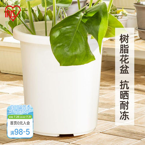 海蒂的花园爱丽思TILT素雅简约树脂塑料花盆月季绣球种植盆深型盆