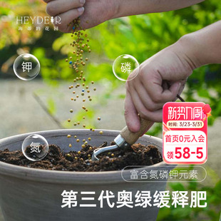 绣球花卉植物通用肥料 月季 海蒂 花园奥绿缓释肥花多多水溶肥套装