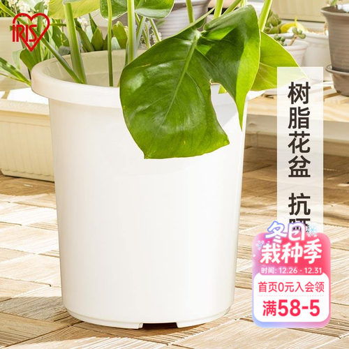 海蒂的花园爱丽思TILT素雅简约树脂塑料花盆月季绣球种植盆深型盆