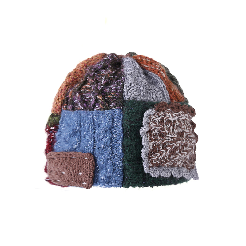 vintage原创纯手工拼布羊毛线