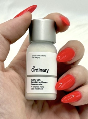 预*售 新款The Ordinary Sulfur 10%硫磺浓缩祛痘粉霜5g