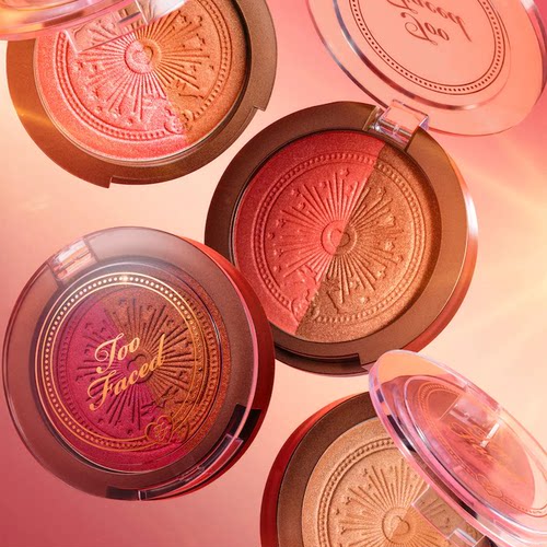 预*定 Too Faced Sun Bunny Luminous Blushing 腮红修容盘8g