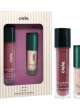 预*定限量ciele防晒腮红液5.5ml高光蜜2.7ml套装提亮液液体胭脂蜜